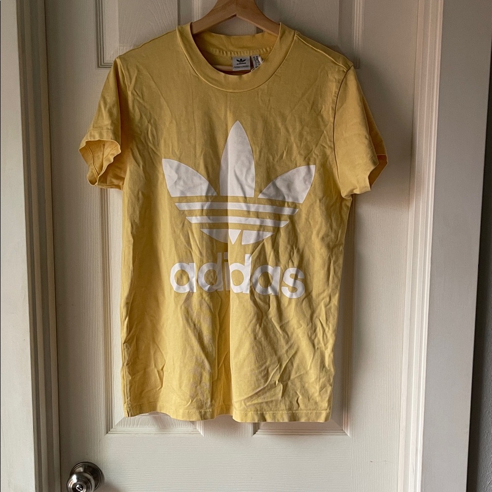 Adidas Yellow Graphic Tee
